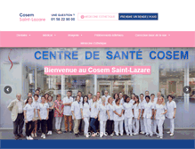 Tablet Screenshot of centre-medical-stlazare.com